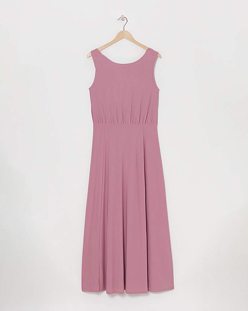 Cowl Back Bridesmaid Dress