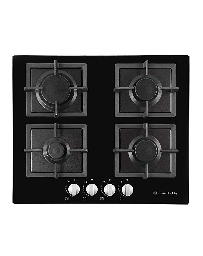 Russell Hobbs Rh60gh402b Gas Hob Black Russell Hobbs UK