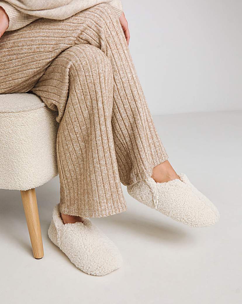 Full Cosy Slipper Wide Fit