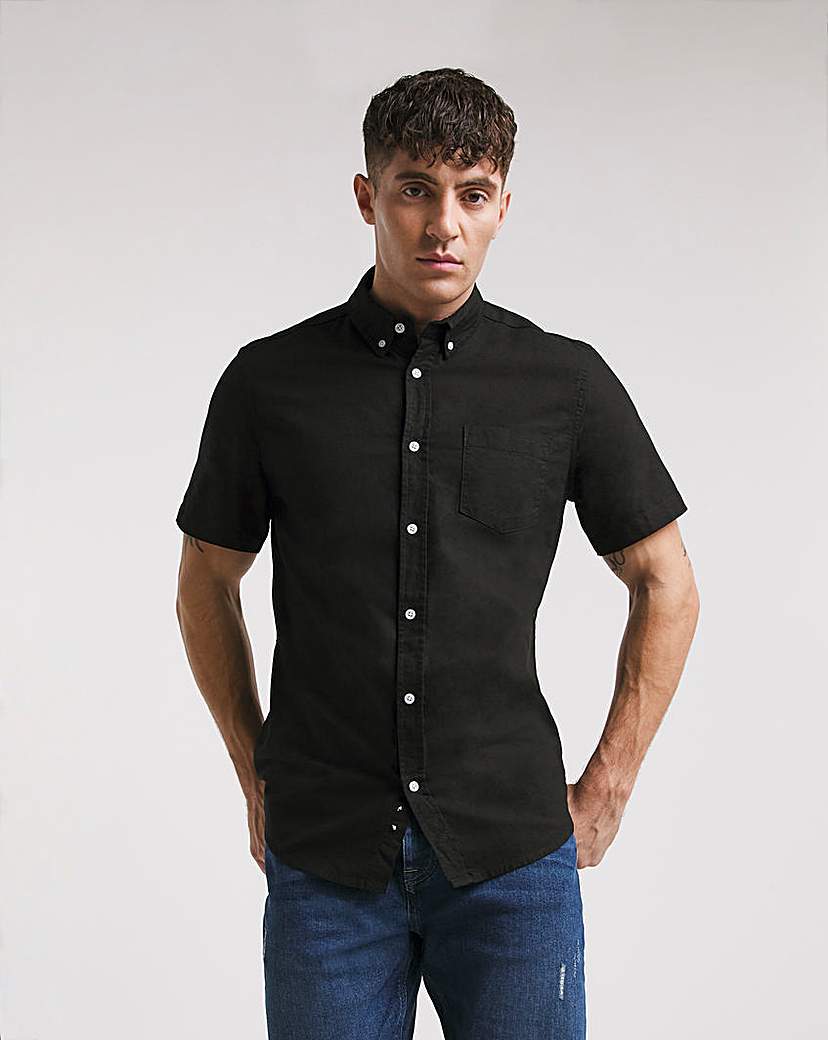 Short Sleeve Oxford Shirt Long