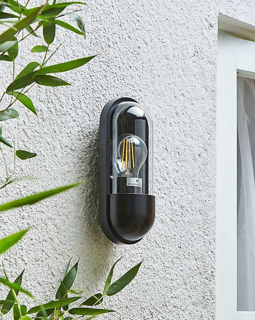 Black Outdoor Wall Light