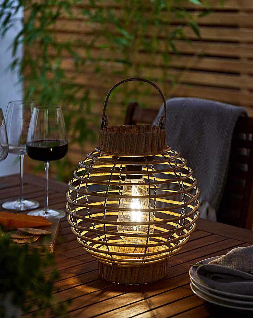 Rattan Solar Lantern