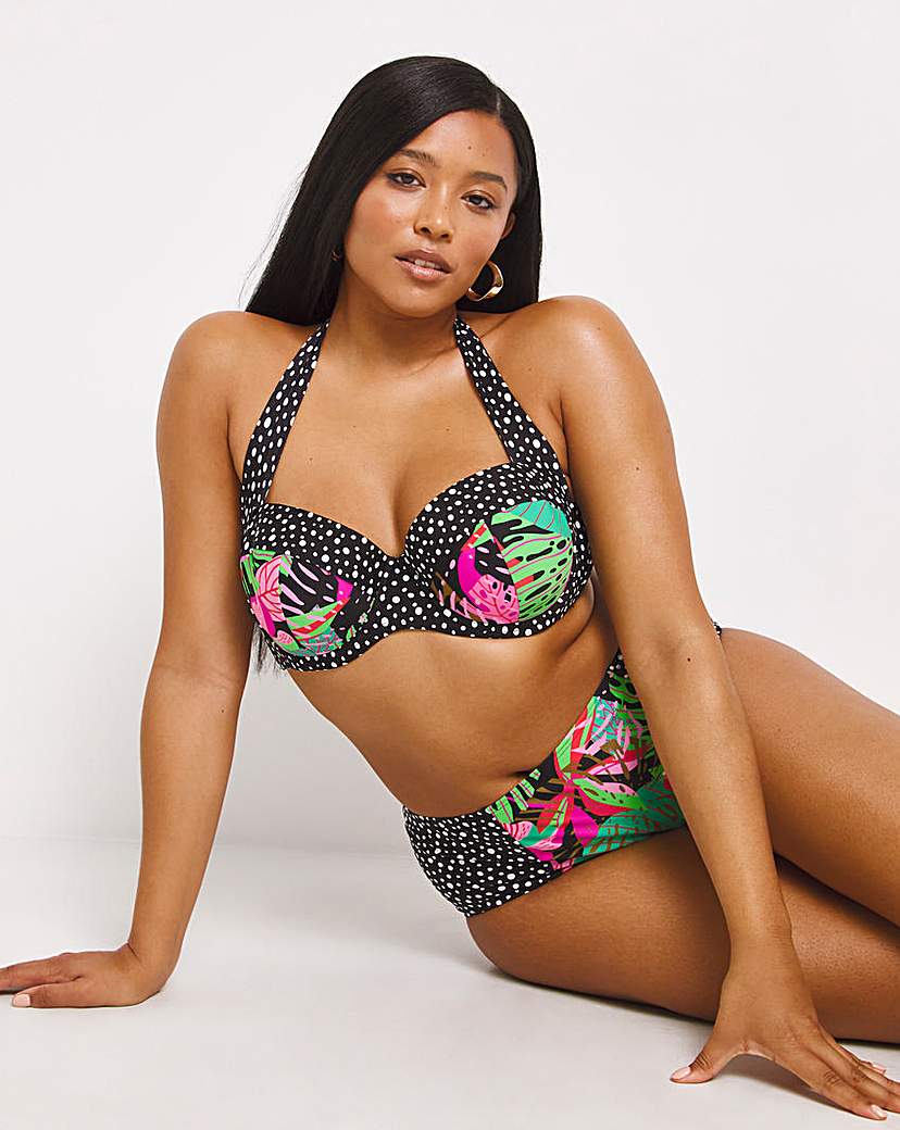 Joe Browns Jungle Print Wired Bikini Top
