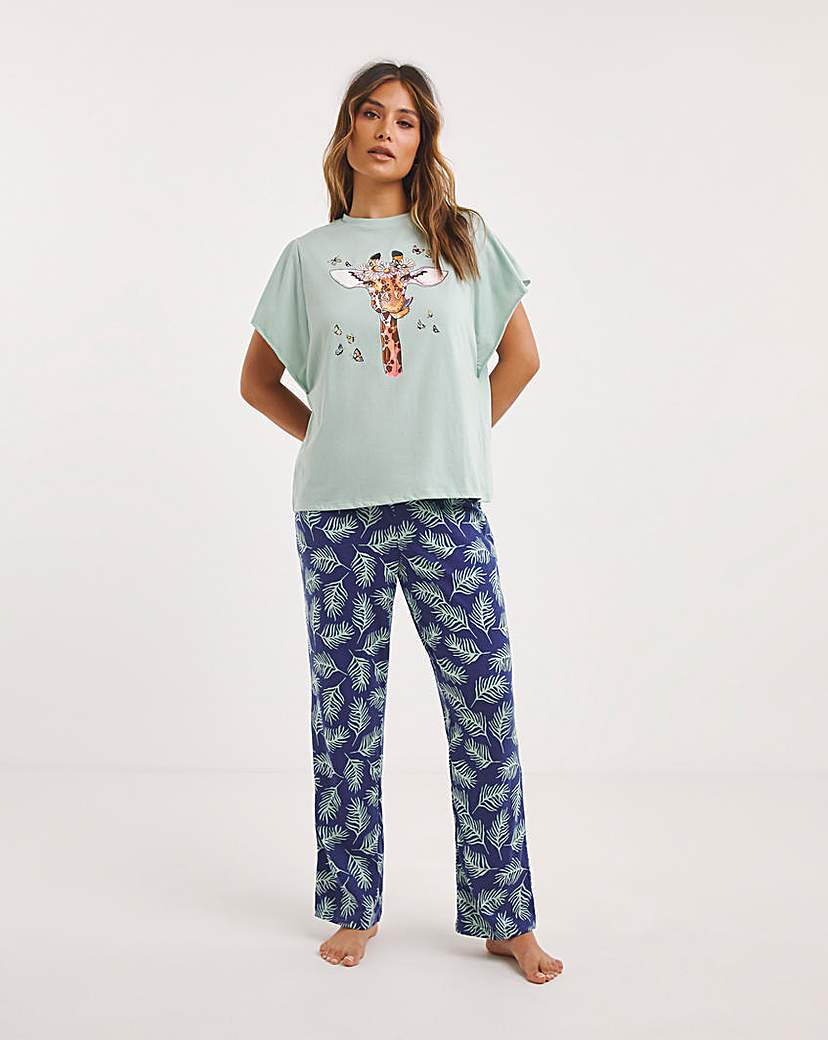 Image of Joe Browns Giraffe Pyjama Set