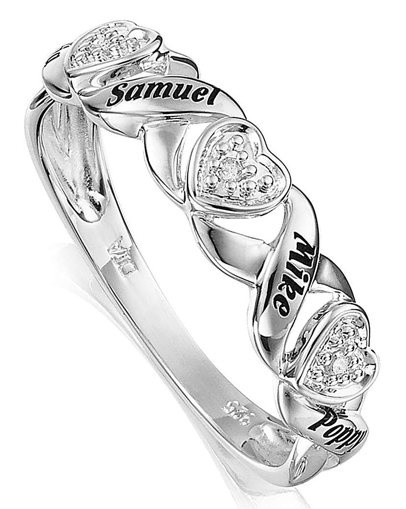 Precious Sentiments Half-Eternity Ring