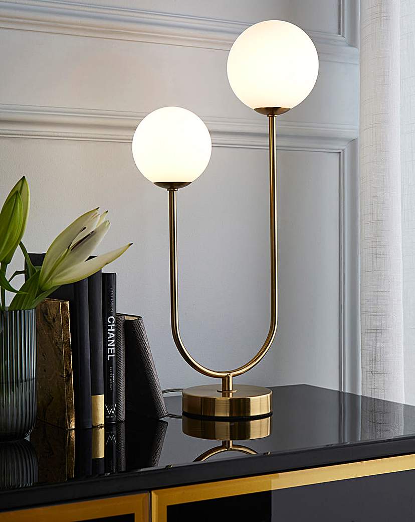 Joanna Hope Brushed Shade Table Lamp