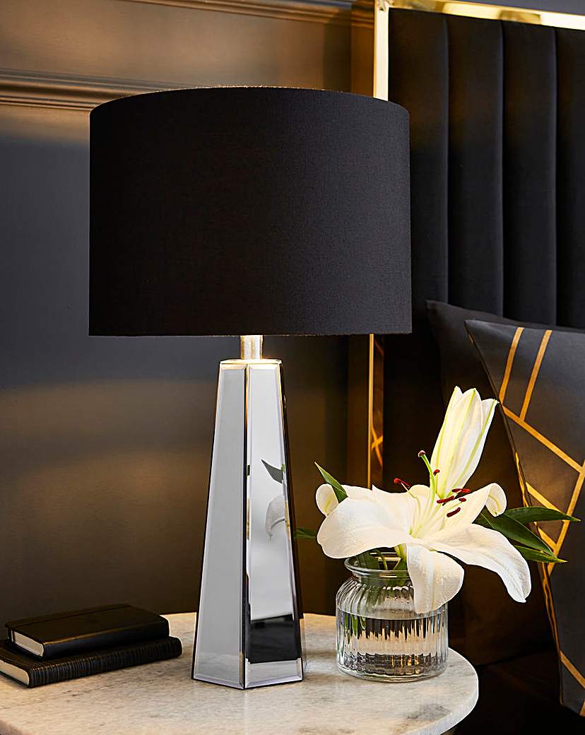 Joanna Hope Smoked Mirror Table Lamp