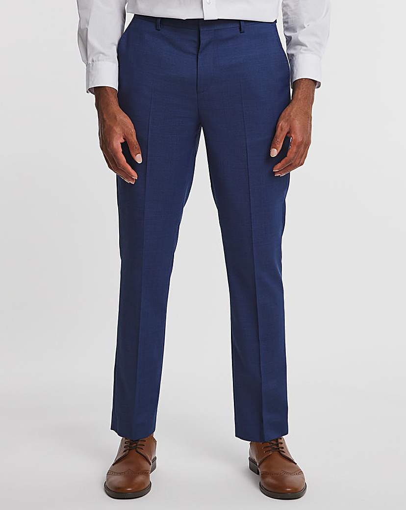 Mid Blue Bruce Reg Fit Suit Trousers
