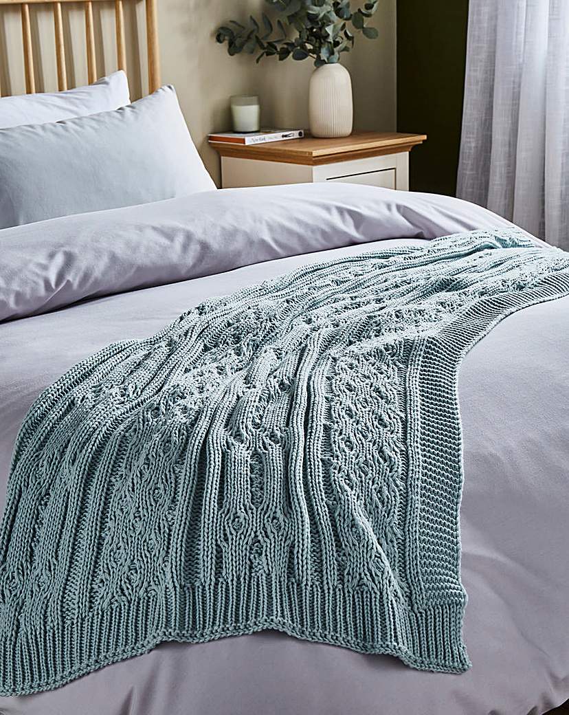 Julipa Cable Knit Throw