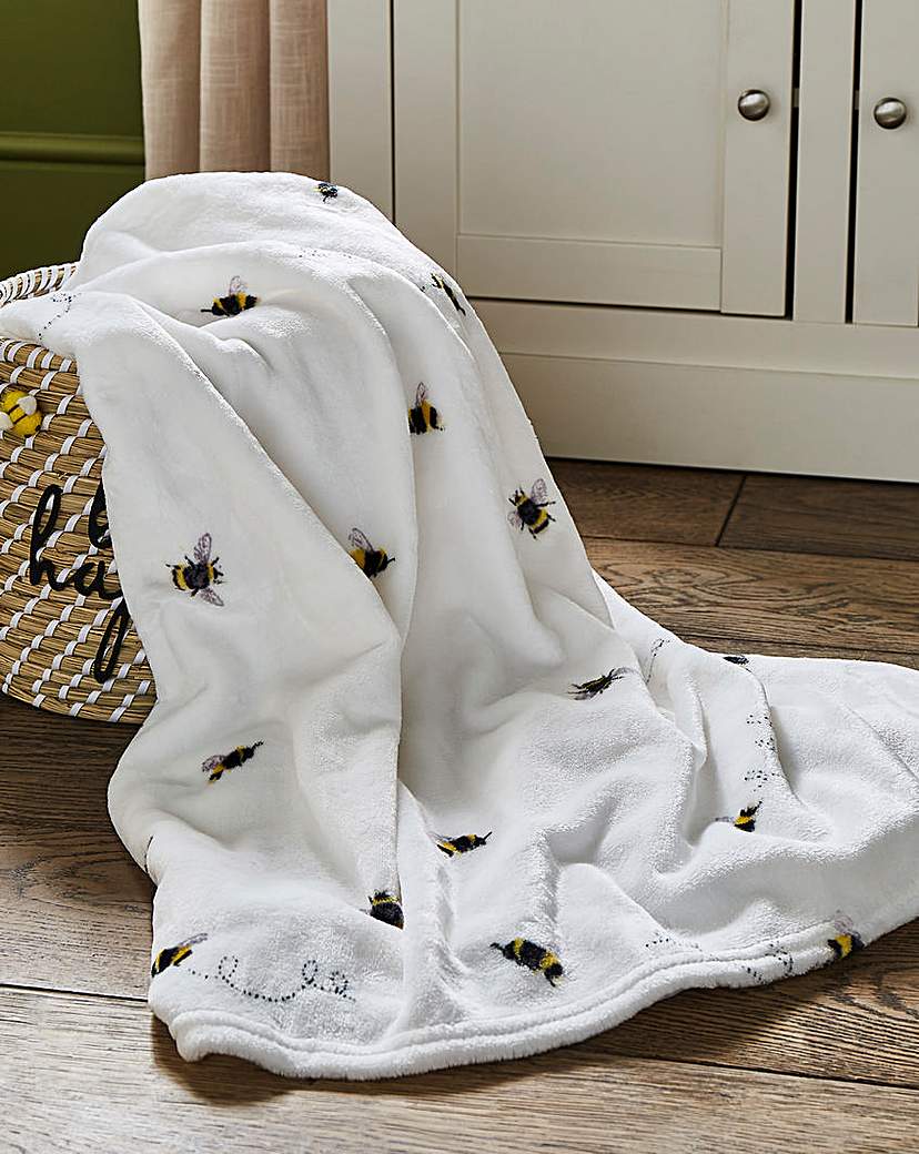 Julipa Bee Fleece Throw