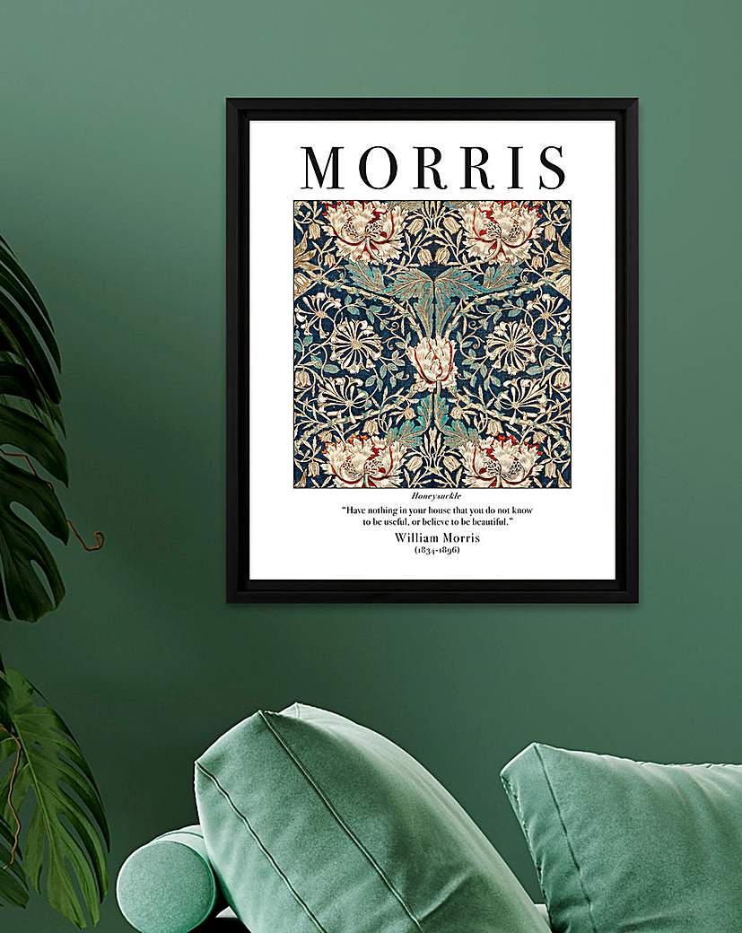 William Morris Honeysuckle Framed Print