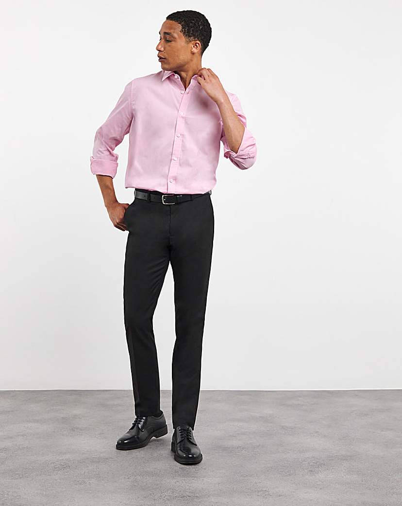 Pink Long Sleeve Formal Shirt Reg