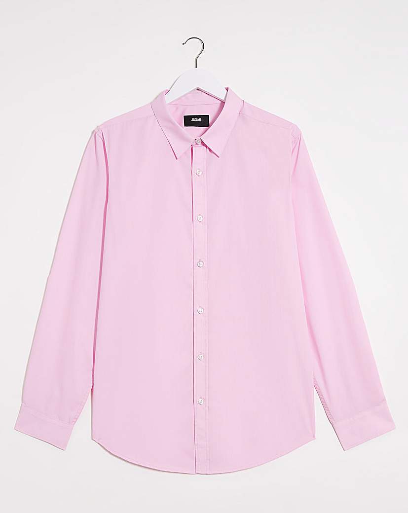 Pink Long Sleeve Formal Shirt Reg