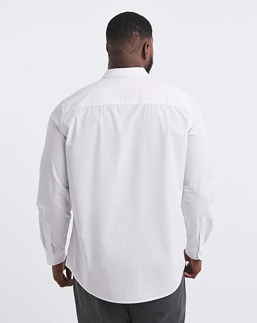 White Long Sleeve Formal Shirt
