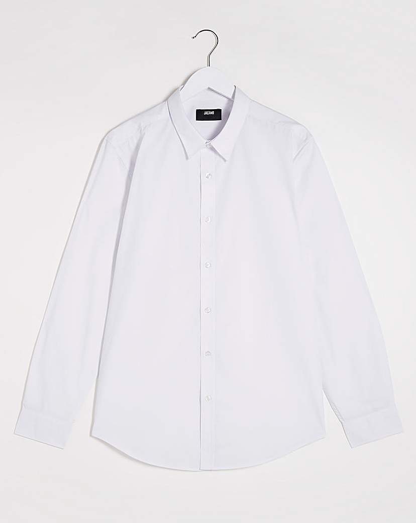 White Long Sleeve Formal Shirt