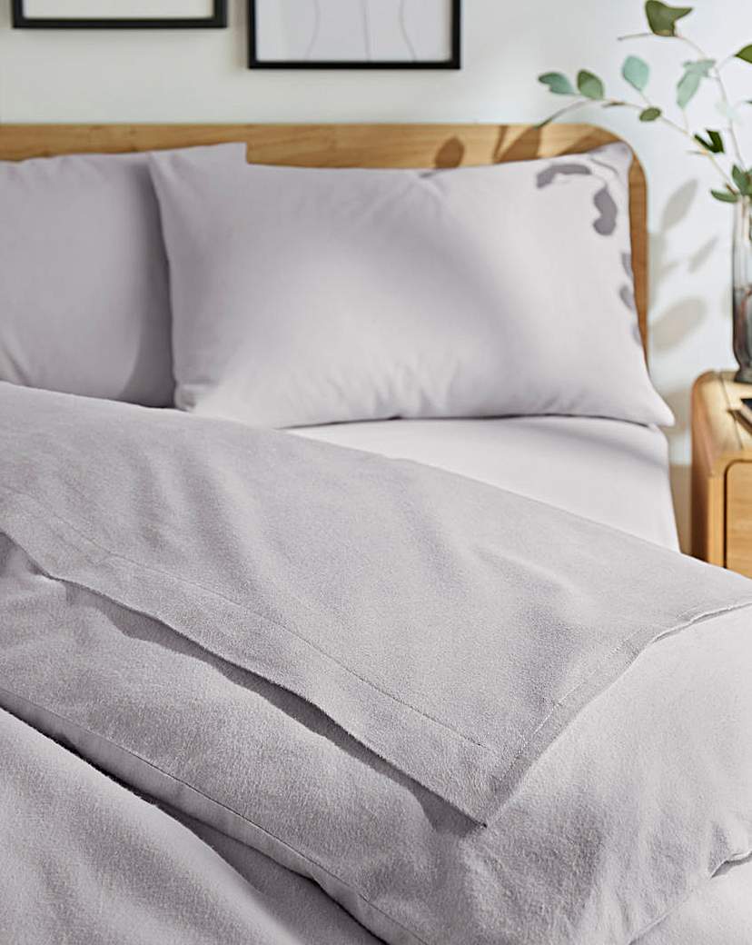 Brushed Cotton Extra Wide Flat Sheet