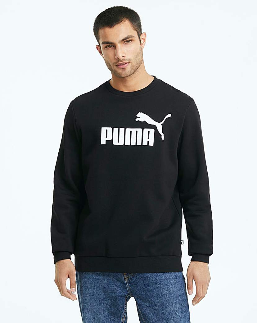 PUMA Essential Big Logo Crew Sweatshirt