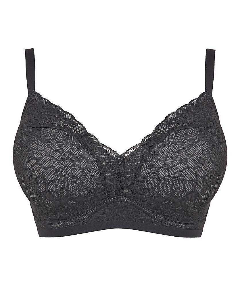 Triumph Fit Lace Padded Plunge Bra