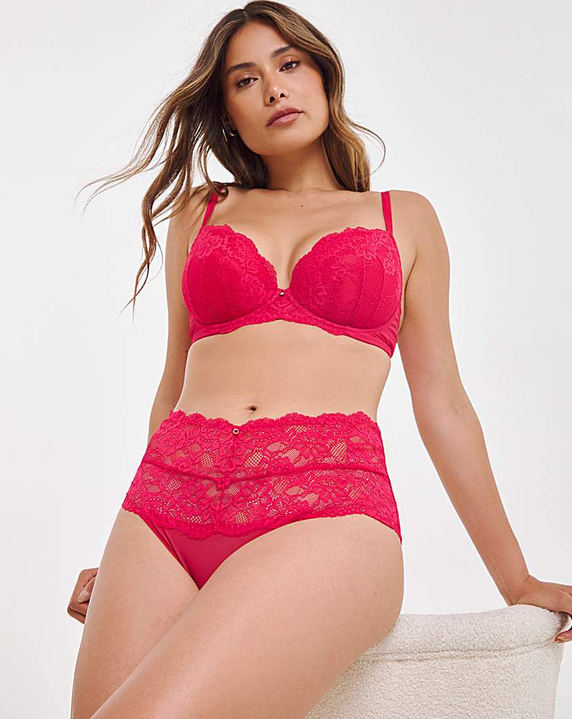 Ann Summers Sexy Lace Deep Brazilian Red