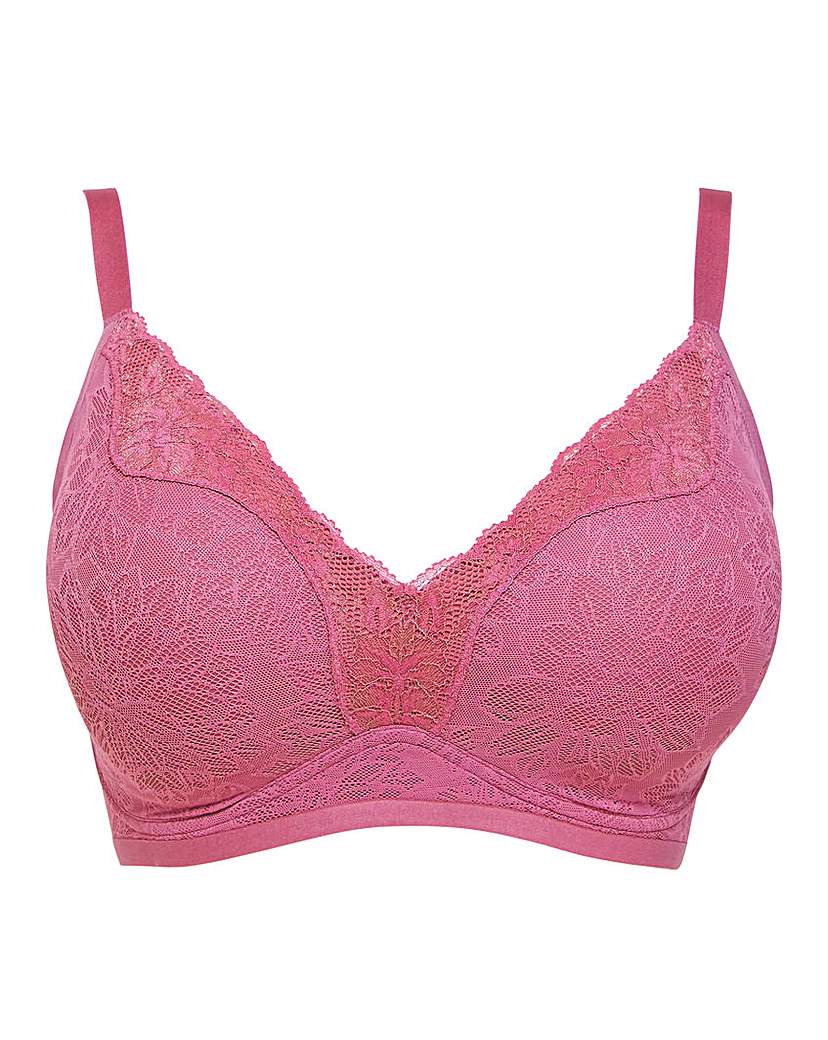 Triumph Fit Lace Padded Plunge Bra