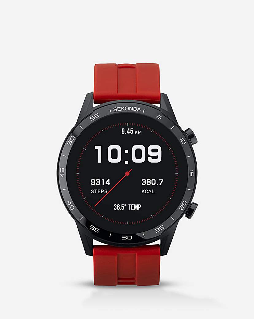 Image of Sekonda Red Strap Smart Watch