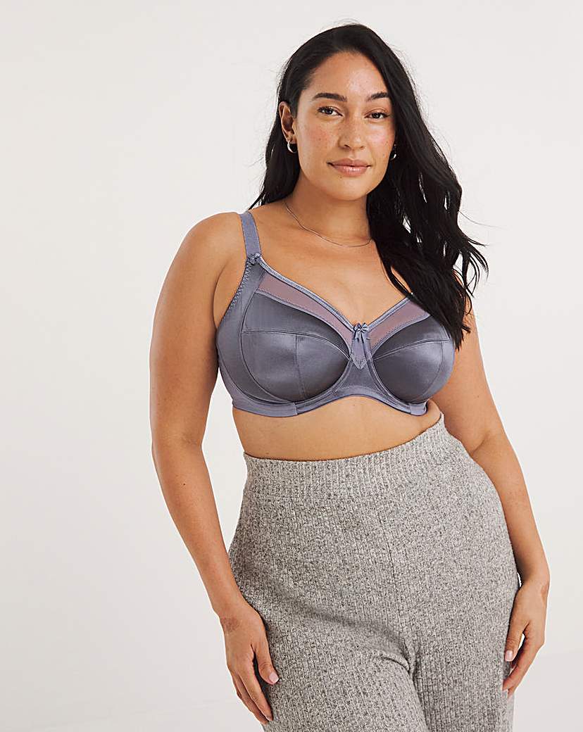 Goddess Keira Full Cup Wired Bra Blue