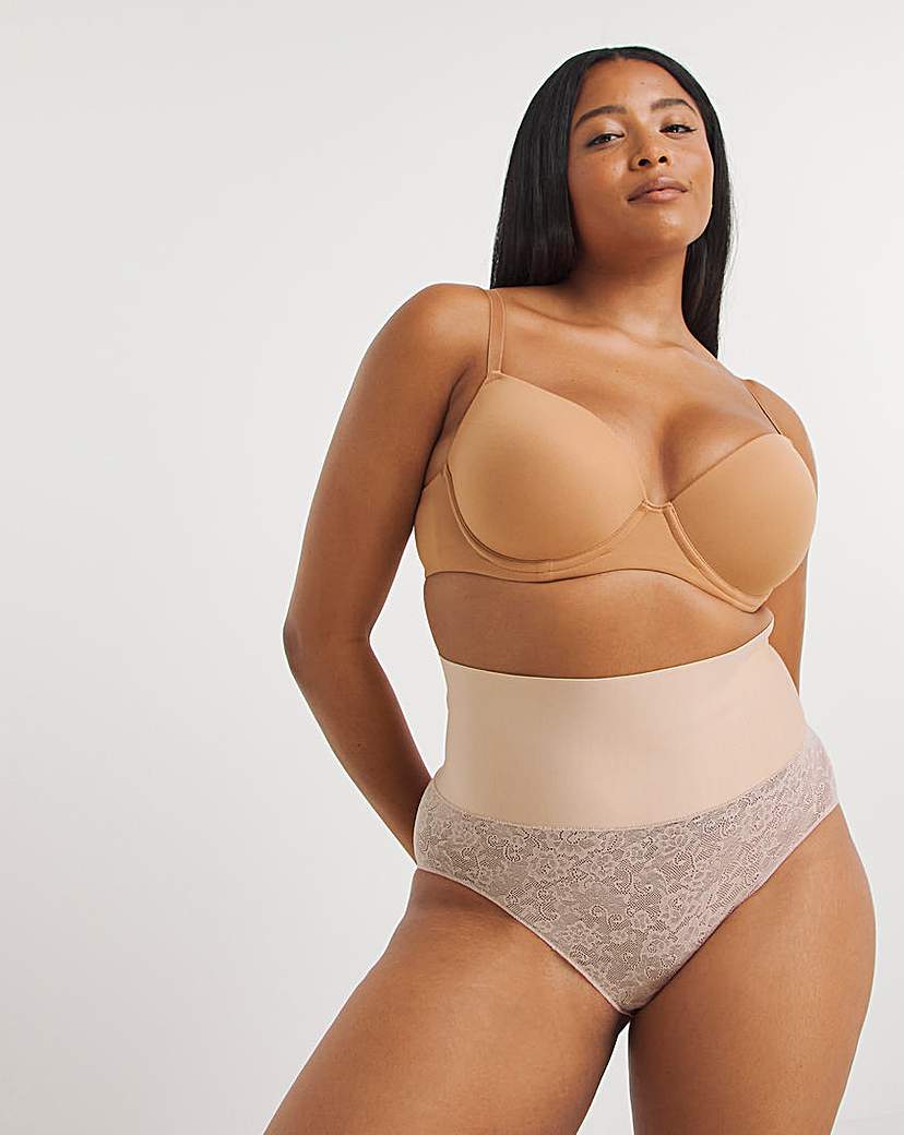 Maidenform Plus Size Maidenform Tame Your Tummy Brief In Nude | UK Size L Women's