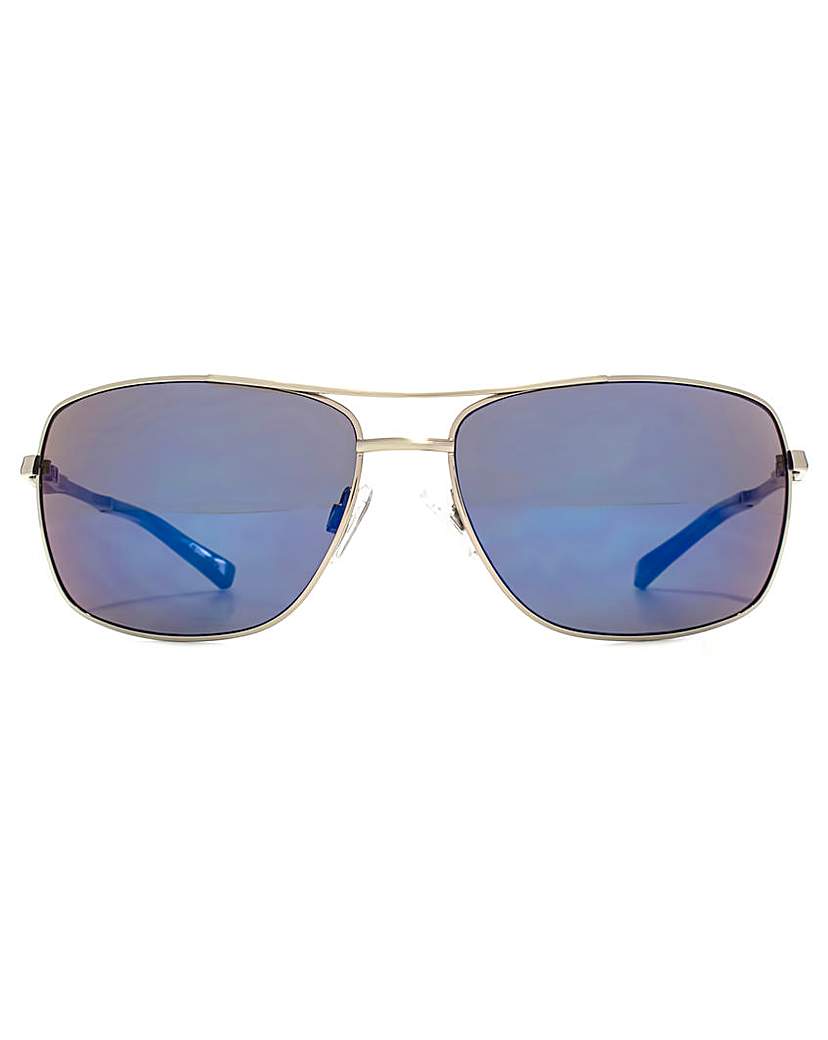 Image of FCUK Metal Double Bridge Wrap Sunglasses