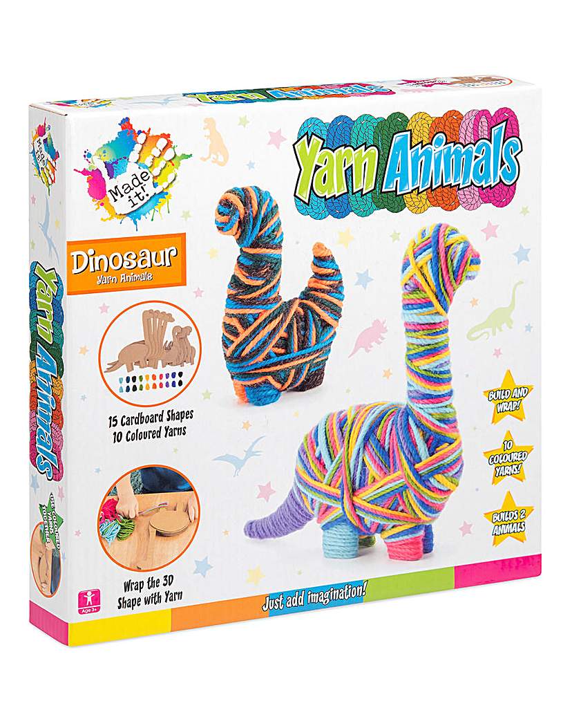 Image of Yarn Animal Kit - Dinosaur