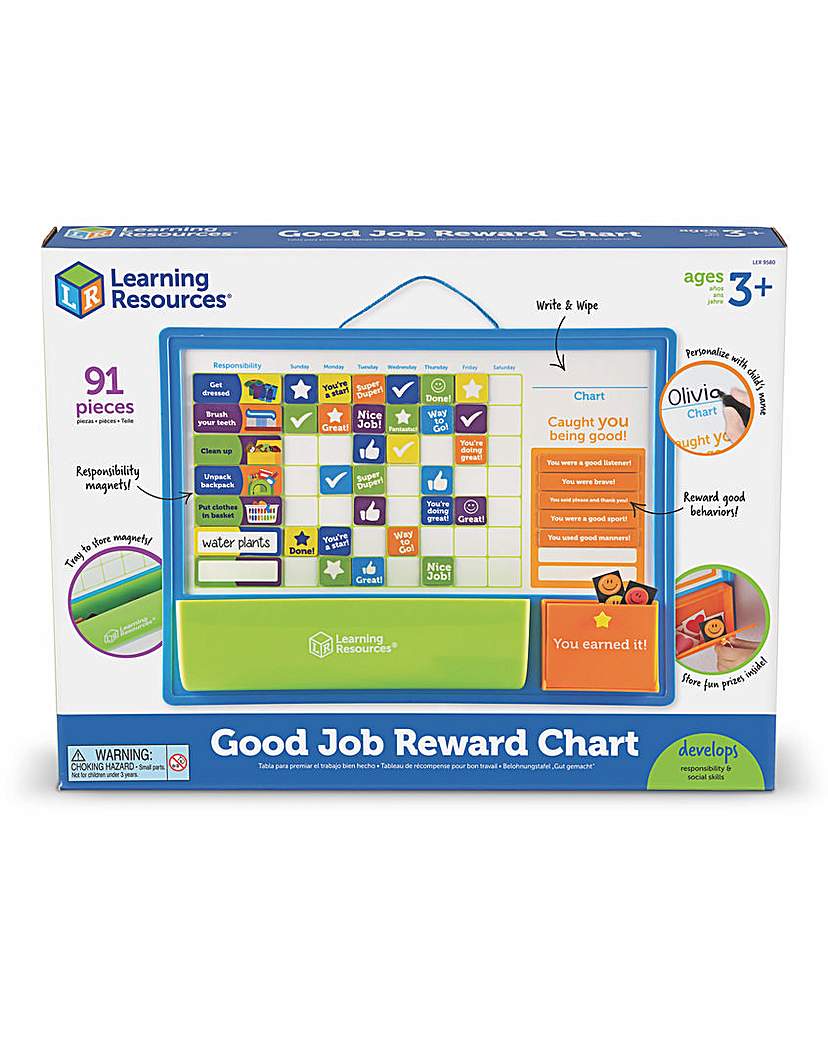 Image of Learning Resources Good Job Reward Chart
