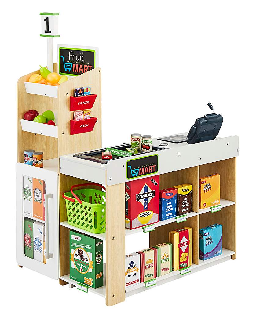 Image of Wooden Supermarket Playset
