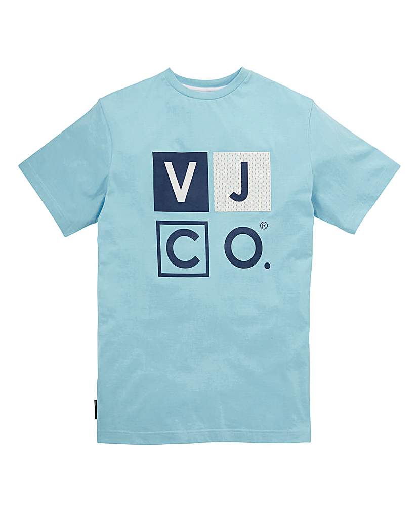Image of Voi Fades Sky Blue T-Shirt Regular