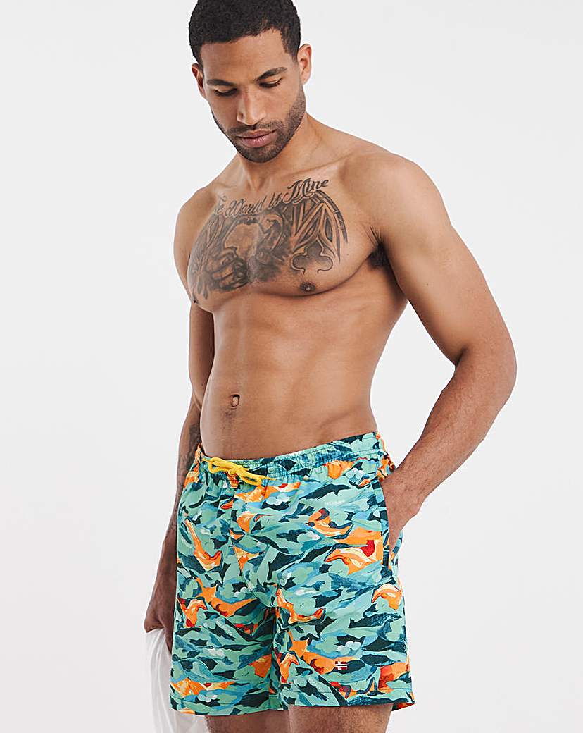 New In - Napapijri Inuvik Printed Shorts