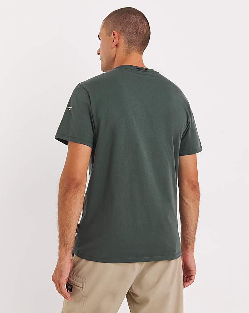 Napapijri Badge T-Shirt - Khaki