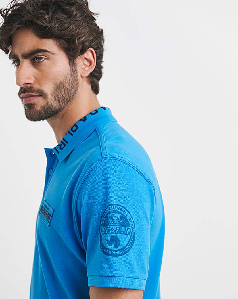 Napapijri Eamundsen Logo Polo - Blue