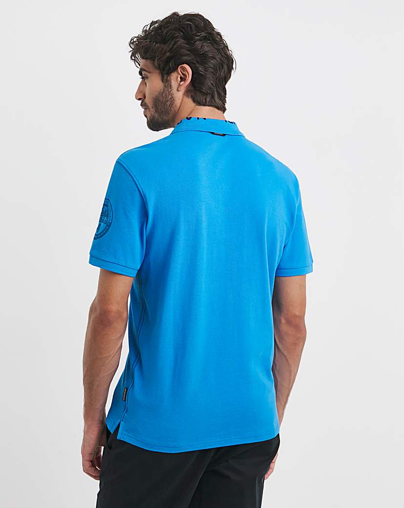 Napapijri Eamundsen Logo Polo - Blue
