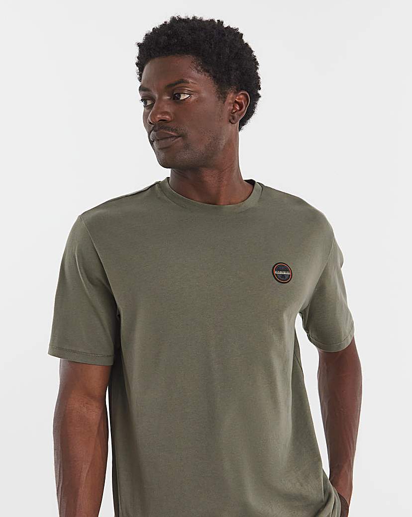 Napapijri Badge Logo T-Shirt - Green