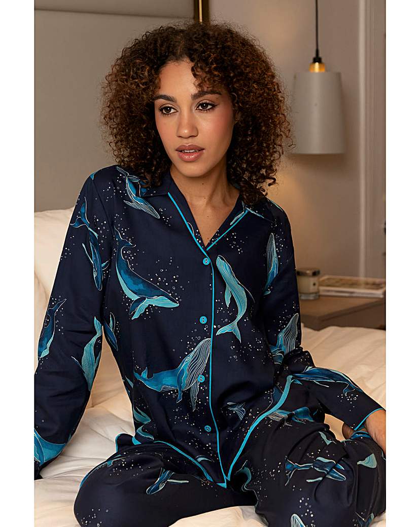New In - Cyberjammies Whale Pyjama Top