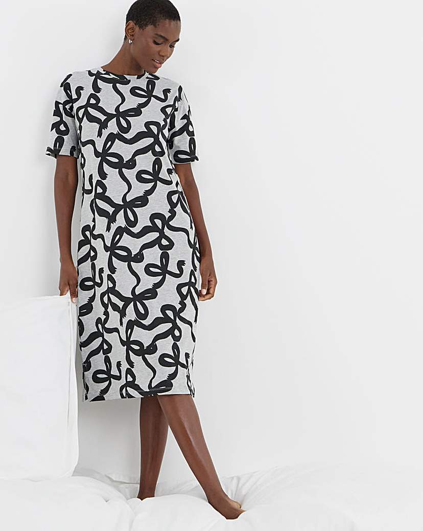 Value Bow Print Nightie