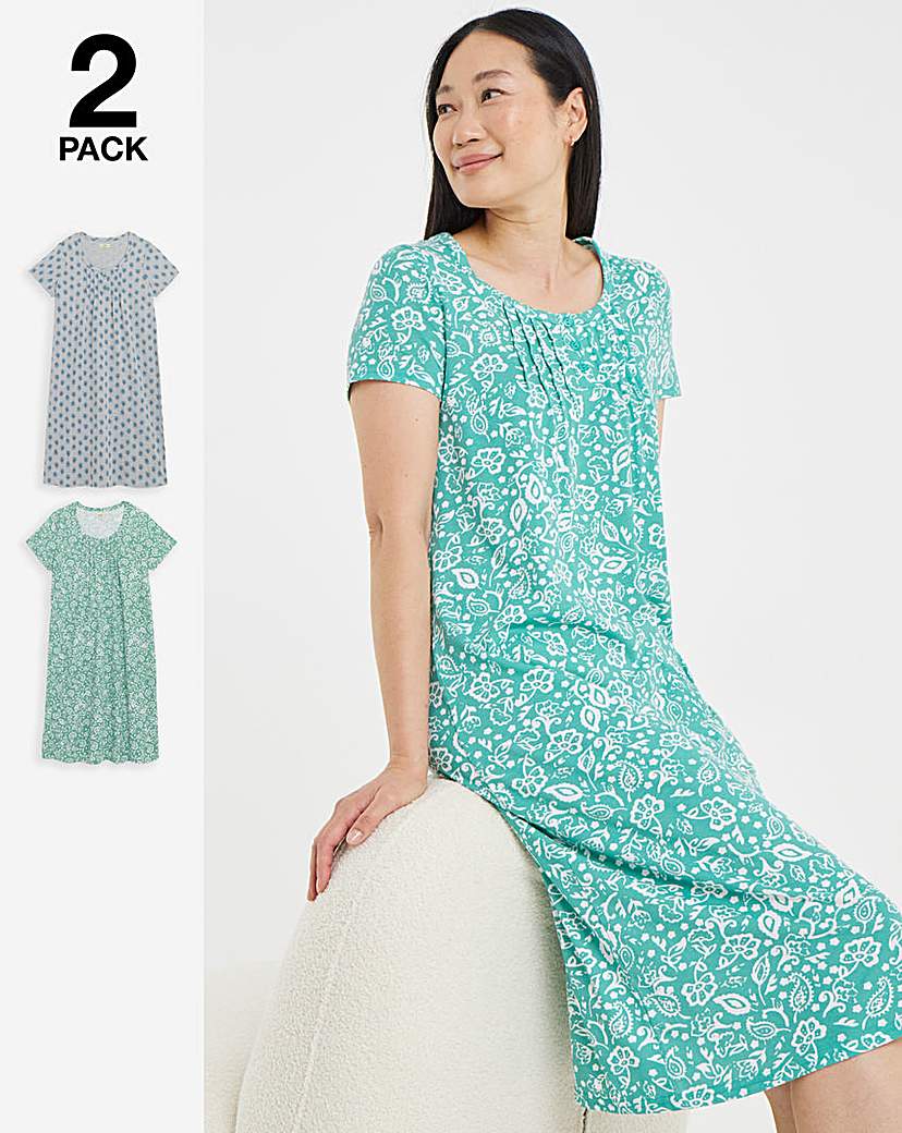 Value 2 Pack Printed Nighties