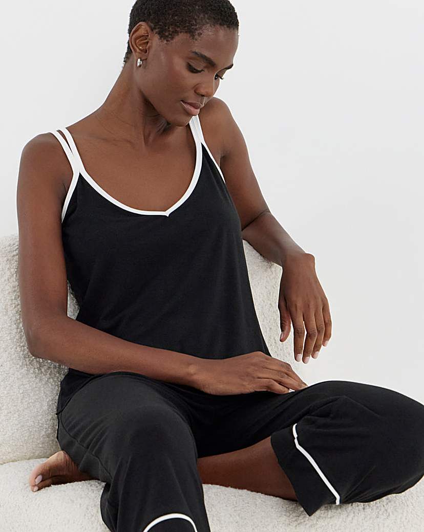 Strappy Culotte Pyjama Set