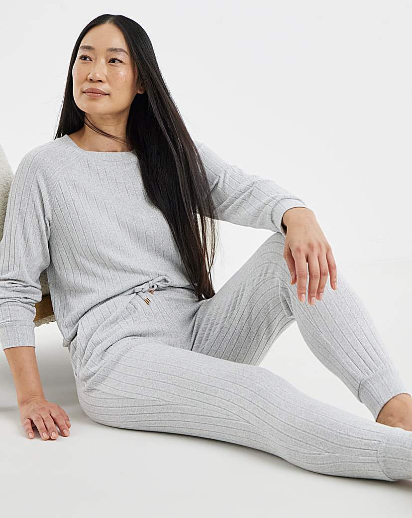 Figleaves Soft Rib Lounge Set