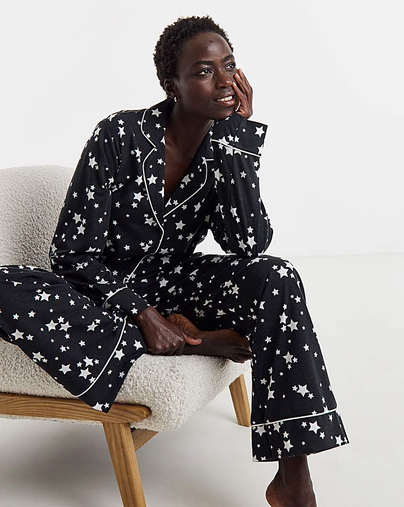 Star Print Family Pyjamas - Womens