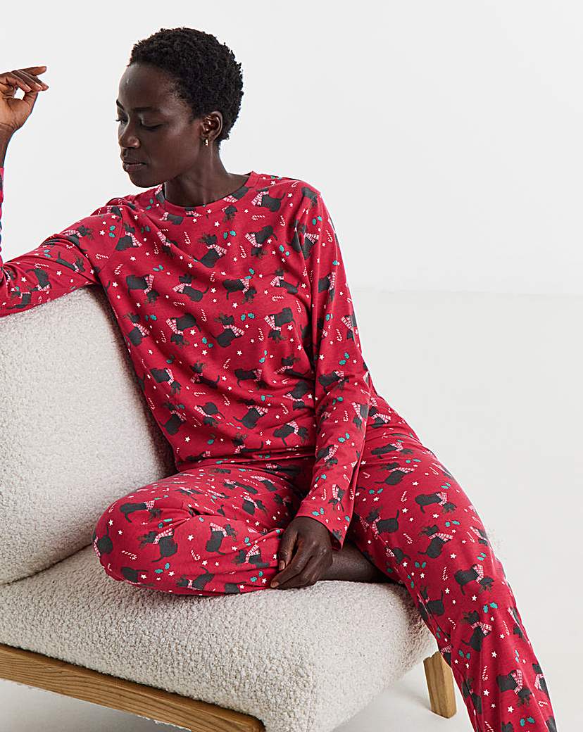 Scottie Dog Family Pyjamas - Womens