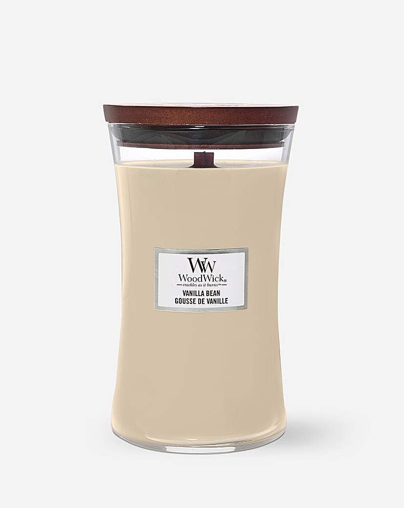 Woodwick Hourglass Large Vanilla Bean