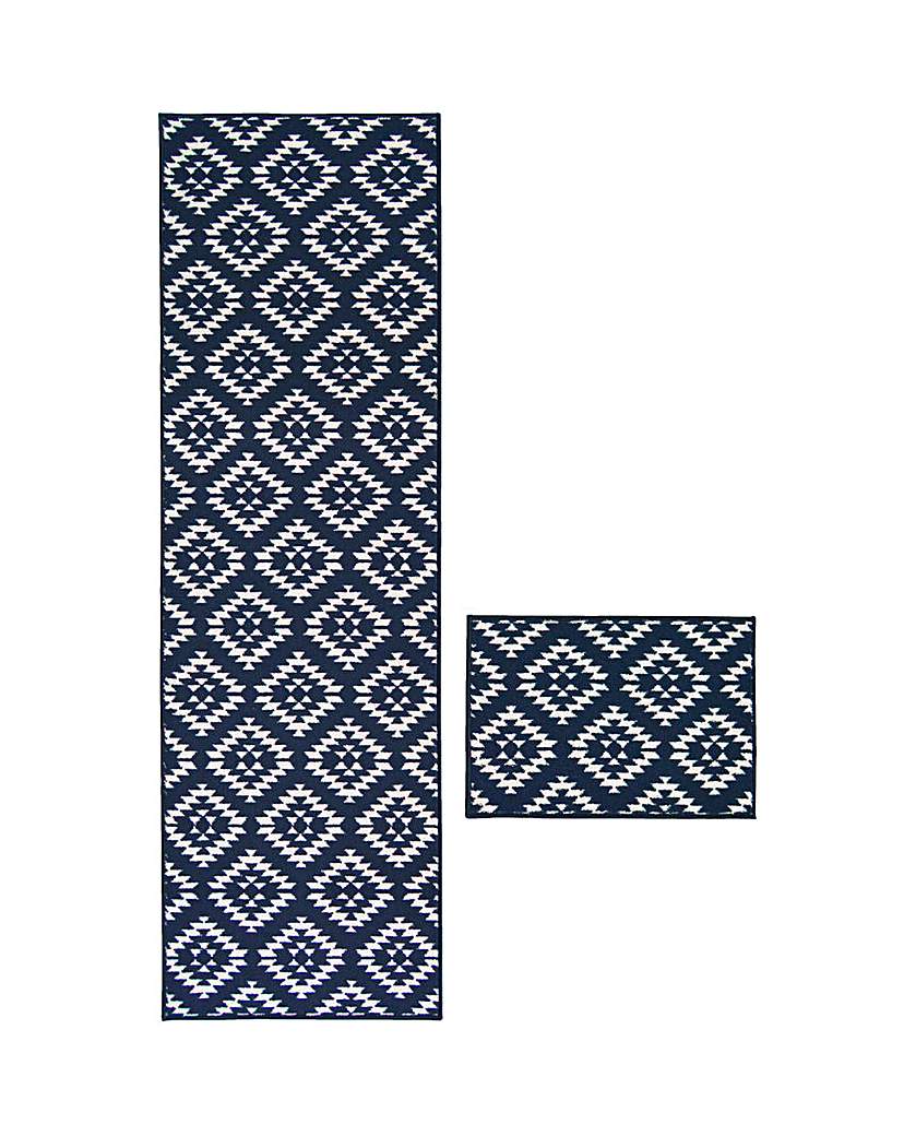 Aztec Runner & Doormat Set