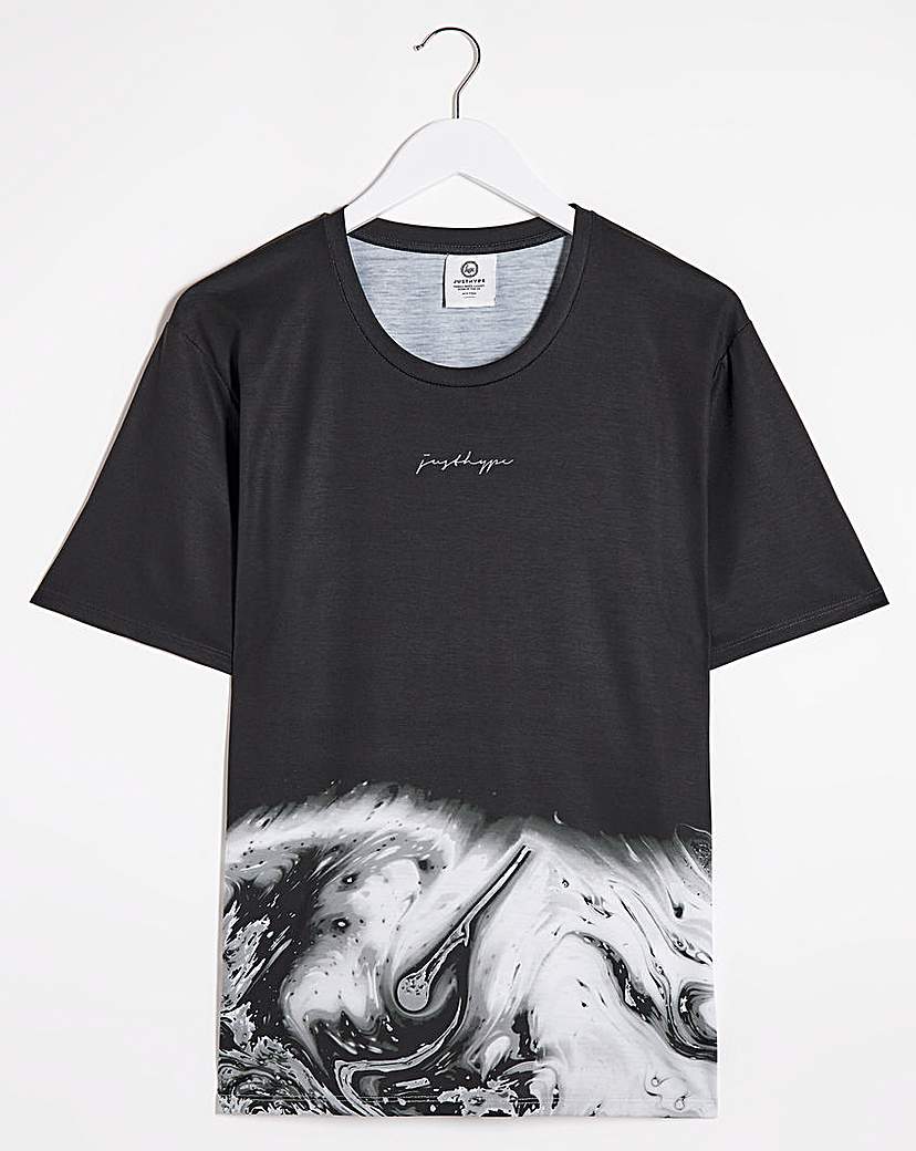 Image of Hype Marble Fade T-Shirt Long
