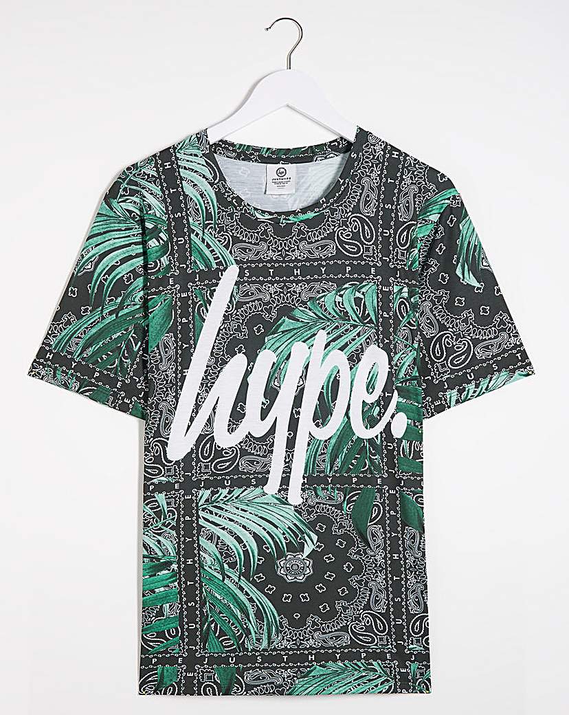 Image of Hype Scarf Print T-Shirt Long