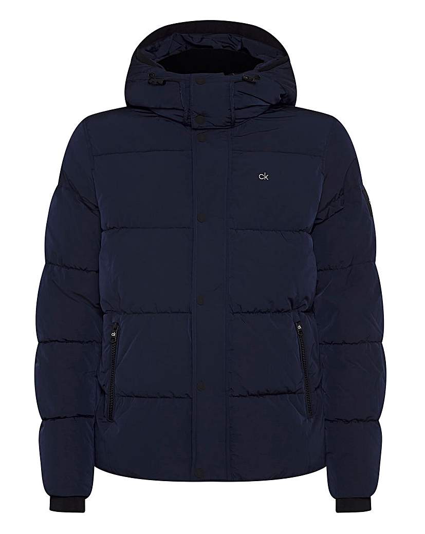 Image of Calvin Klein Crinkle Nylon Mid Jacket