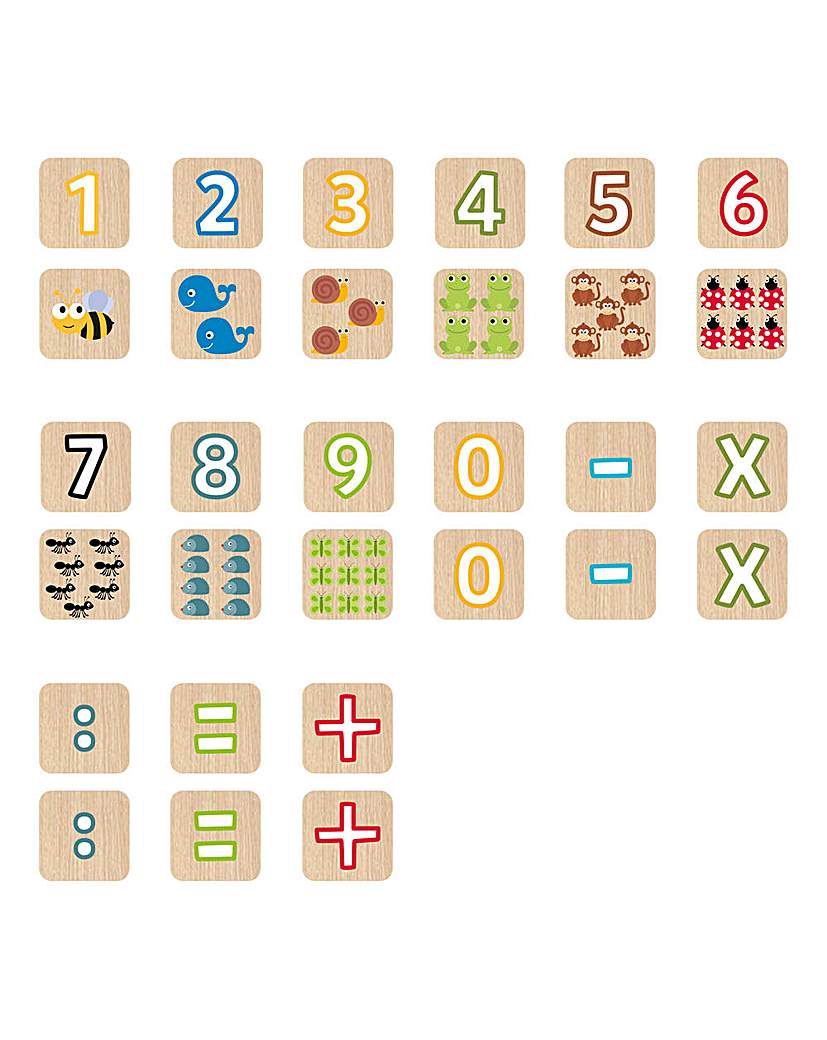 Image of Faujas Numbers and Animals Cubes, 52pcs